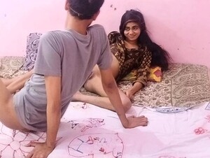 Beautiful Indian gf deepthroats bbc, sloppy blowjob and